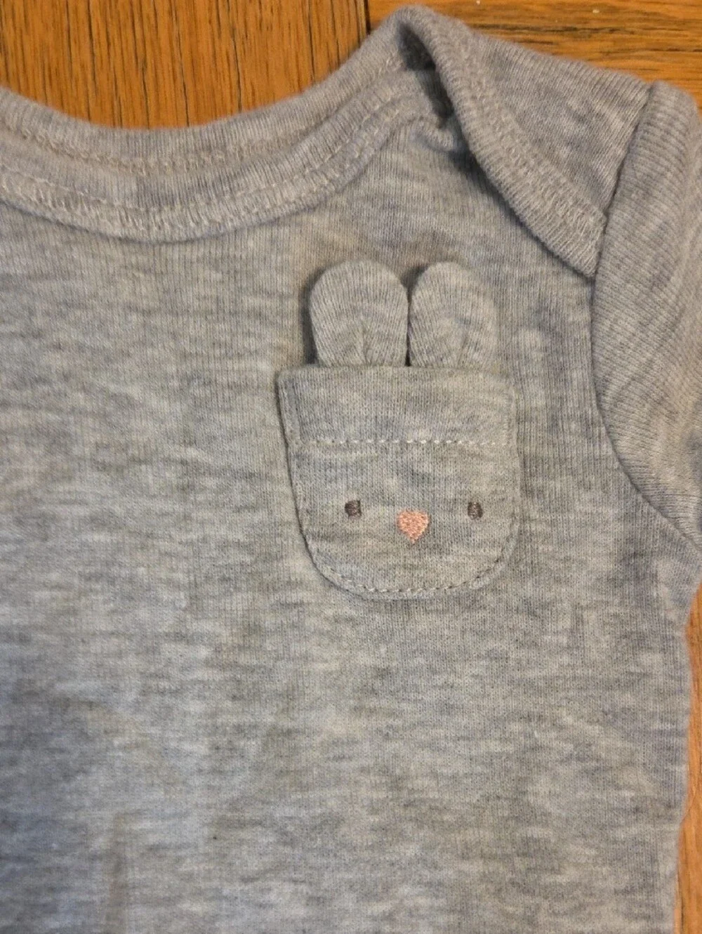 Carter's Short Sleeve One-Piece Bodysuits - Lavender, Pink & Gray
